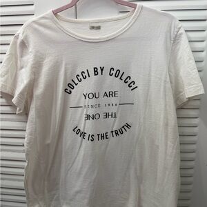 Colcci White Graphic T-Shirt
